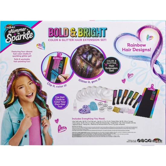 Фото Набір для творчості CRA-Z-ART Colour FX Студія нарощування волосся (65632CRA)