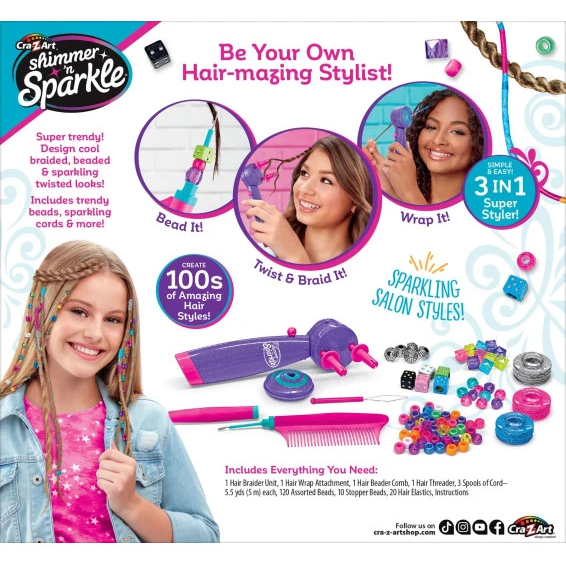 Внешний вид Набор для творчества CRA-Z-ART Стайлер для создания причесок (65576CRA)