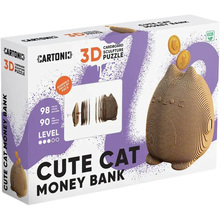 3D пазл CARTONIC Милий котик-скарбничка 98 ел (CARTCUTE)