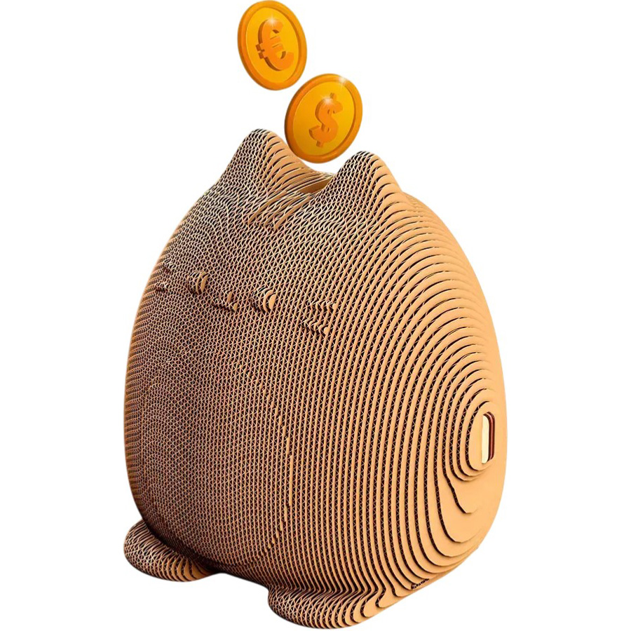 3D пазл CARTONIC Милий котик-скарбничка 98 ел (CARTCUTE) Предмет вивчення логіка