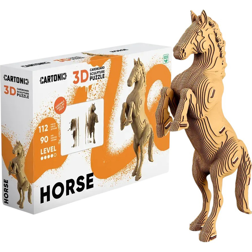 Фото 3D пазл CARTONIC Кінь 112 ел (CARTHORSE)