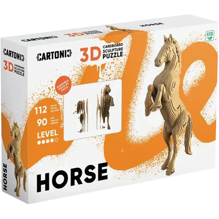 3D пазл CARTONIC Кінь 112 ел (CARTHORSE)