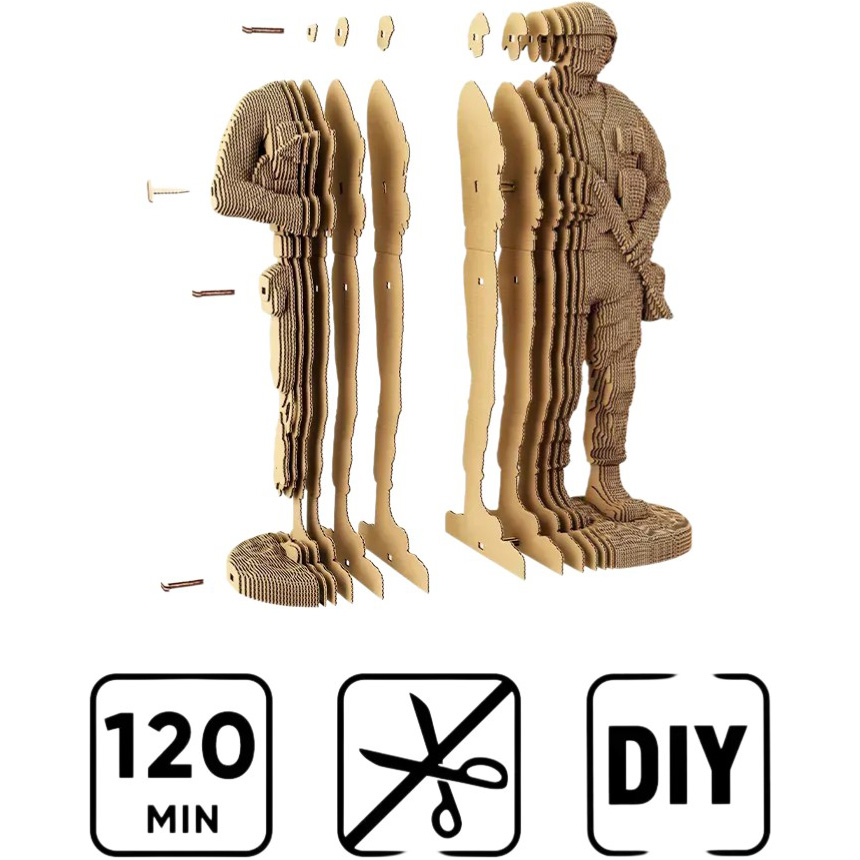 3D пазл CARTONIC Солдат 187 эл (CARTSOLDIER) Пазлы трехмерный