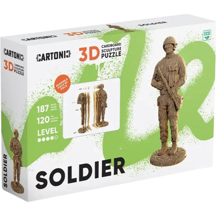 3D пазл CARTONIC Солдат 187 эл (CARTSOLDIER)