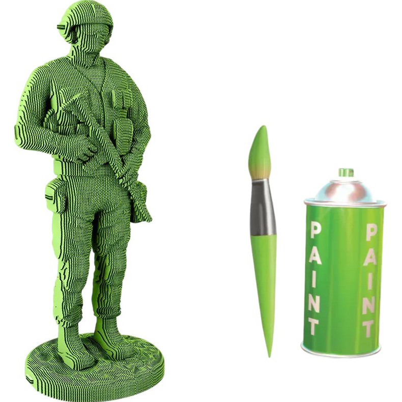 3D пазл CARTONIC Солдат 187 эл (CARTSOLDIER) Тематика пазла другое