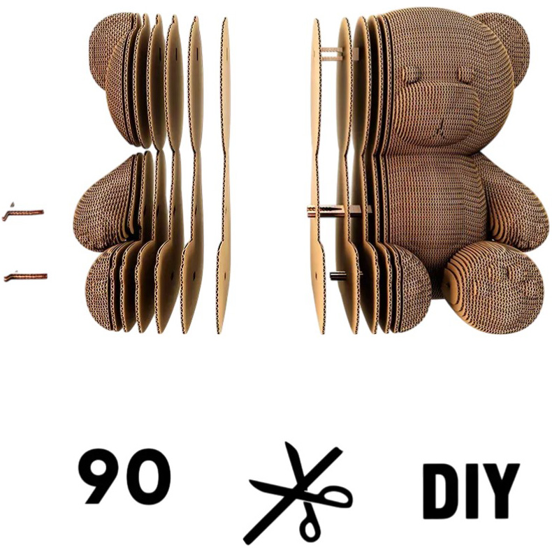 Внешний вид 3D пазл CARTONIC Плюшевый мишка 61 эл (CARTTEDDY)