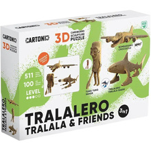 3D пазл CARTONIC Tralalero Tralala & Friends 511 ел (CARTTRALALA)