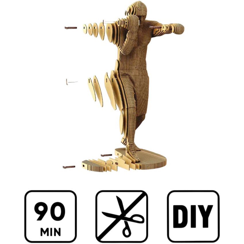 3D пазл CARTONIC Боксер 194 эл (CARTBOXER) Пазлы трехмерный