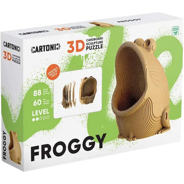 3D пазл CARTONIC Лягушонок 88 эл (CARTFROGHOL)