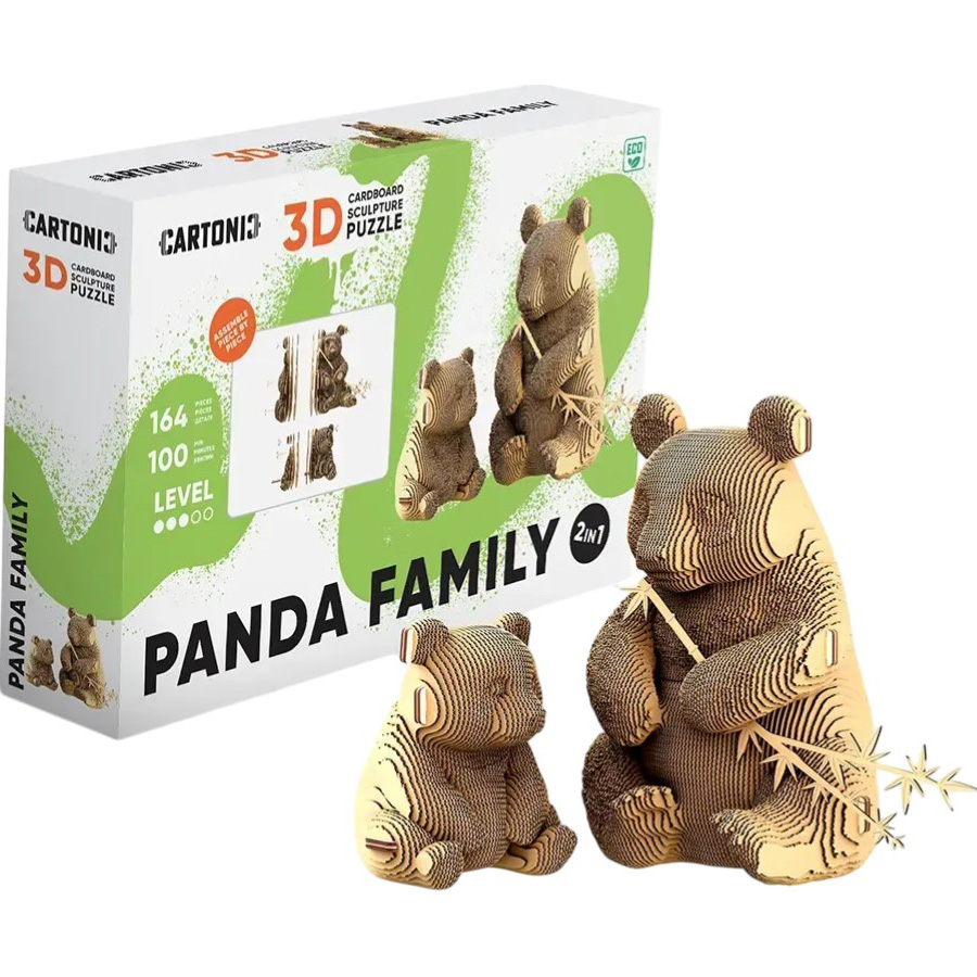 Покупка 3D пазл CARTONIC Семья Панд 164 эл (CARTPANDAFAM)