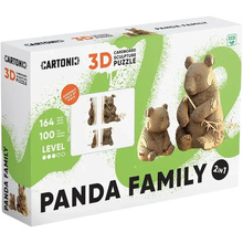 3D пазл CARTONIC Семья Панд 164 эл (CARTPANDAFAM)
