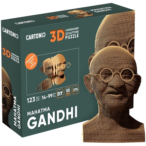 Заказать 3D пазл CARTONIC Махатма Ганди 123 эл (CARTMGDH)