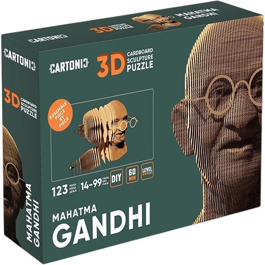 3D пазл CARTONIC Махатма Ганди 123 эл (CARTMGDH)