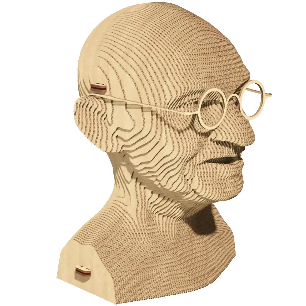Внешний вид 3D пазл CARTONIC Махатма Ганди 123 эл (CARTMGDH)