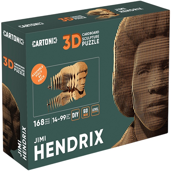 3D пазл CARTONIC Джімі Хендрікс 168 ел (CARTMJMH)