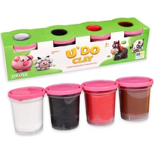 Набір для ліплення Strateg ЮДО клей 4 баночки (31109)