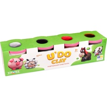 Набір для ліплення Strateg ЮДО клей 4 баночки (31109)