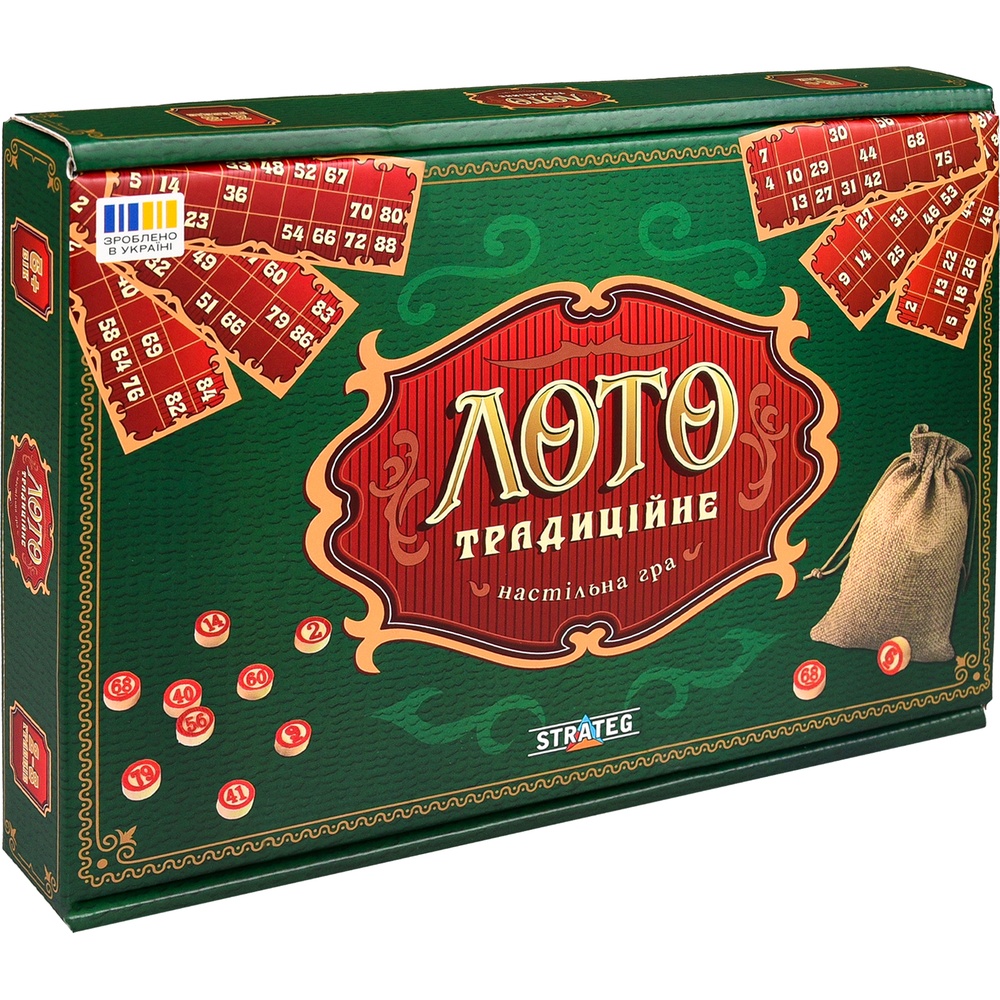 Настільна гра Strateg Лото традиційне (30488) Вік від 6 років
