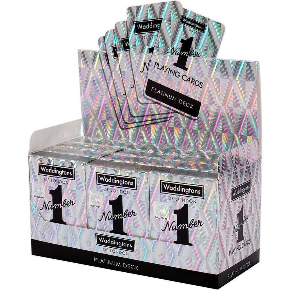 Гральні карти WINNING MOVES Waddingtons No.1 Playing Cards Platinum (35521) Матеріал картон