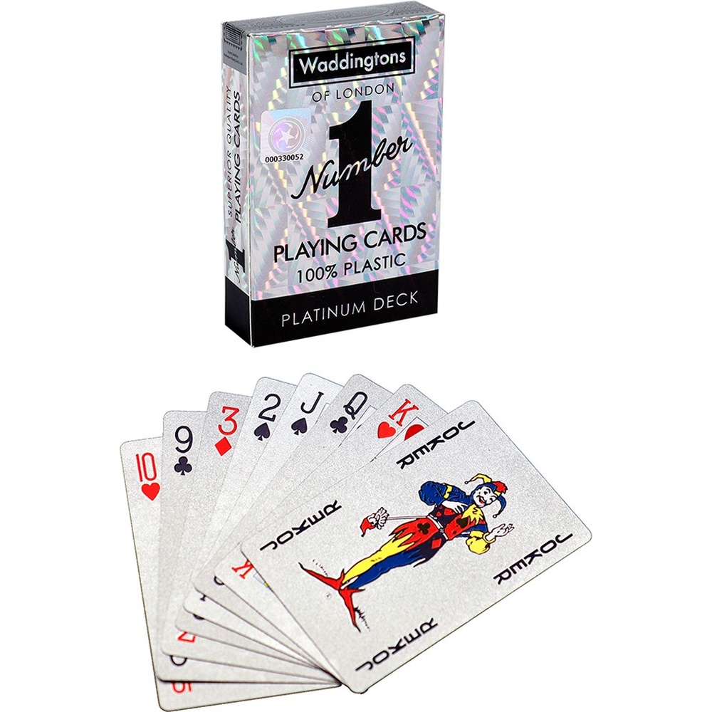 Гральні карти WINNING MOVES Waddingtons No.1 Playing Cards Platinum (35521) Для кого універсально