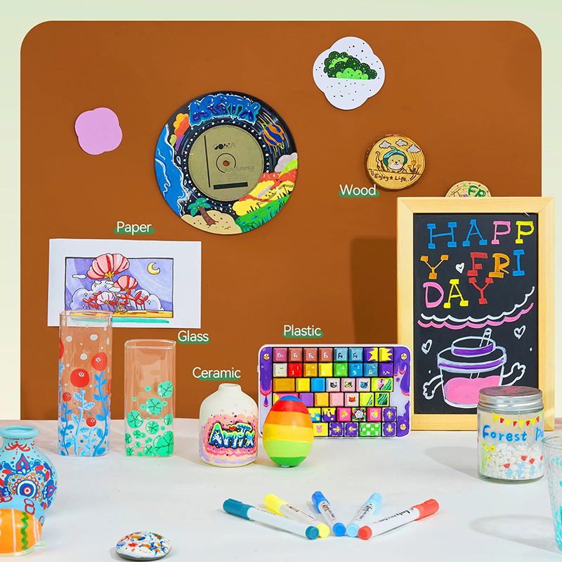 Зовнішній вигляд Акрилові маркери ARRTX AACM-0590A 90 кольорів (LC304431)