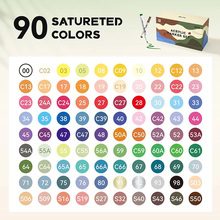 Акрилові маркери ARRTX AACM-0590A 90 кольорів (LC304431)