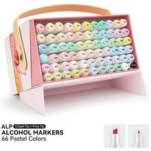 Спиртовые маркеры ARRTX ALP66 66 цветов (7263735)