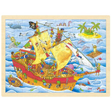 Пазл GOKI деревянный Пираты (57831G)