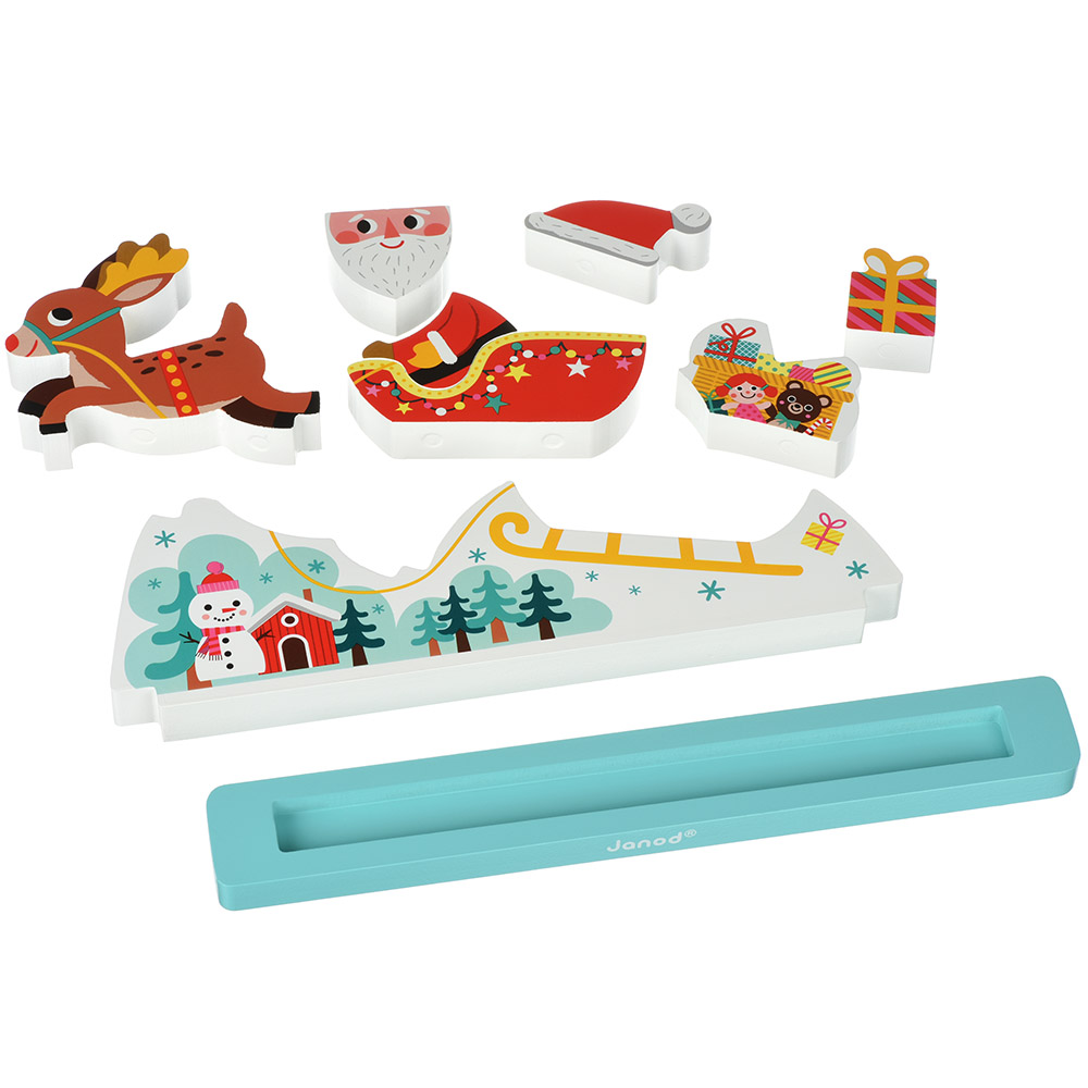 Пазл вертикальный JANOD Сани Санта Клауса (J08025) Пазл вертикальный JANOD Сани Санта Клауса (J08025) Возраст от 1.5 лет