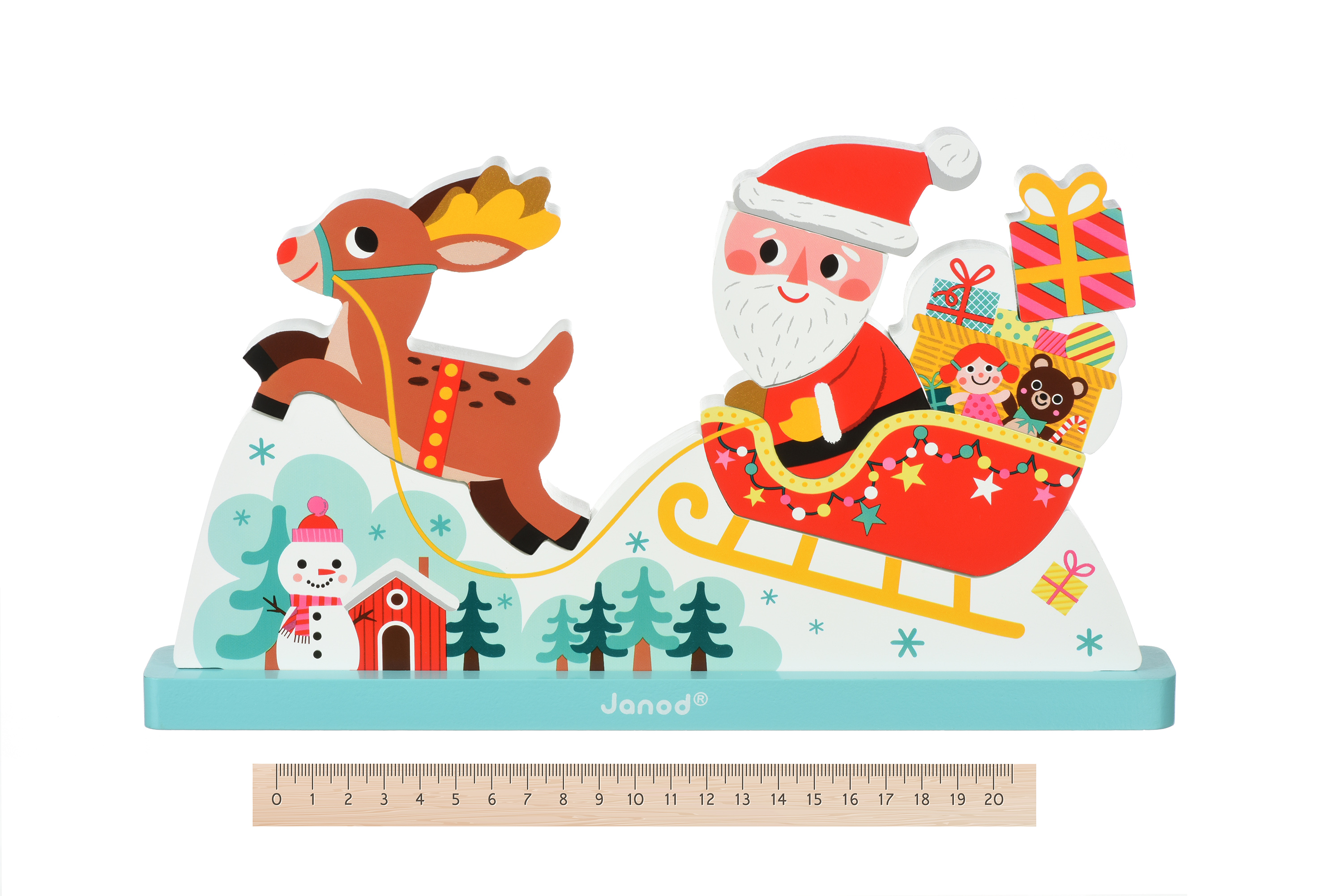 Пазл вертикальный JANOD Сани Санта Клауса (J08025) Пазл вертикальный JANOD Сани Санта Клауса (J08025) Тематика пазла другое