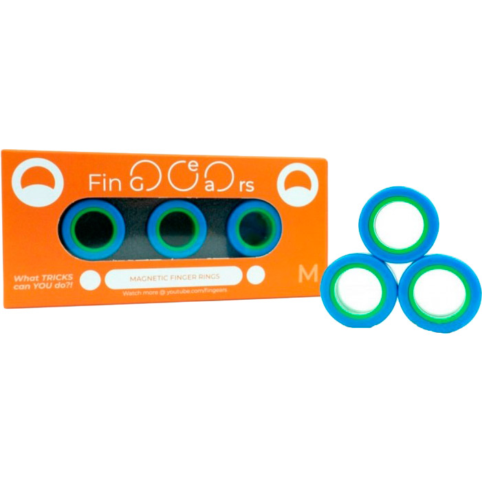 

Магнитные кольца FINGEARS Magnetic Rings Sets M Black/Green (FG380MBLUGR), Magnetic Rings Sets M Blue-Green (FG380MBLUGR)