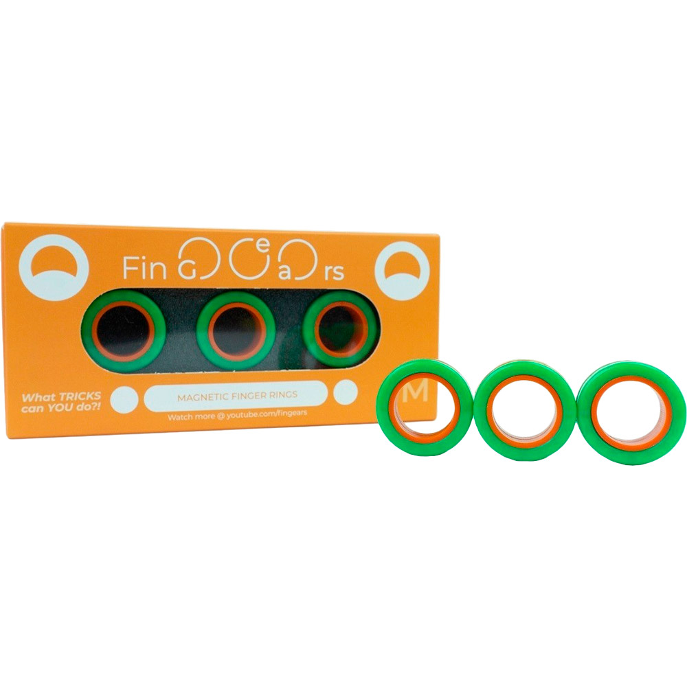 

Магнитные кольца FINGEARS Magnetic Rings Sets M Green/Orange (FG380MGROR), Magnetic Rings Sets M Green-Orange (FG380MGROR)