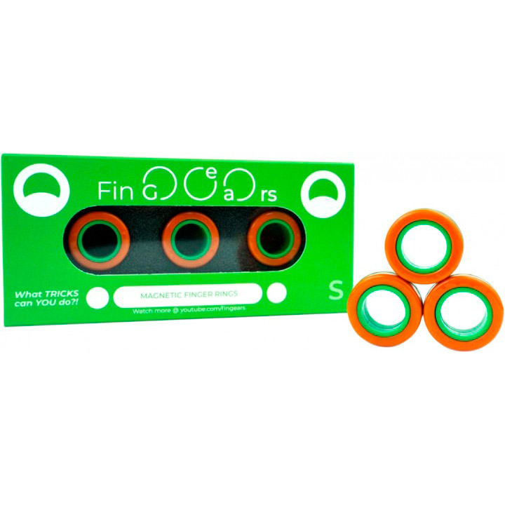 

Магнитные кольца FINGEARS Magnetic Rings Sets S Orange/Green (FG380SORGR), Magnetic Rings Sets S Orange-Green (FG380SORGR)