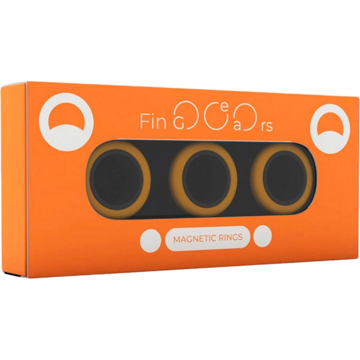 

Магнитные кольца FINGEARS Magnetic Rings Sets Size M Orange/Black (FG380MORBLK), Magnetic Rings Sets Size M Orange-Black
