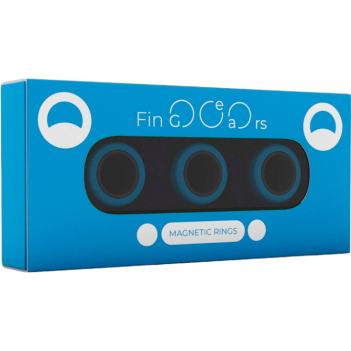 

Магнитные кольца FINGEARS Magnetic Rings Sets Size L Blue/Black (FG380LBLUBLK), Magnetic Rings Sets Size L Blue-Black