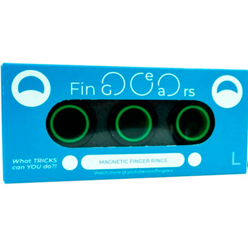 

Магнитные кольца FINGEARS Magnetic Rings Sets Size L Black/Green (FG380LBLKGR), Magnetic Rings Sets Size L Black-Green