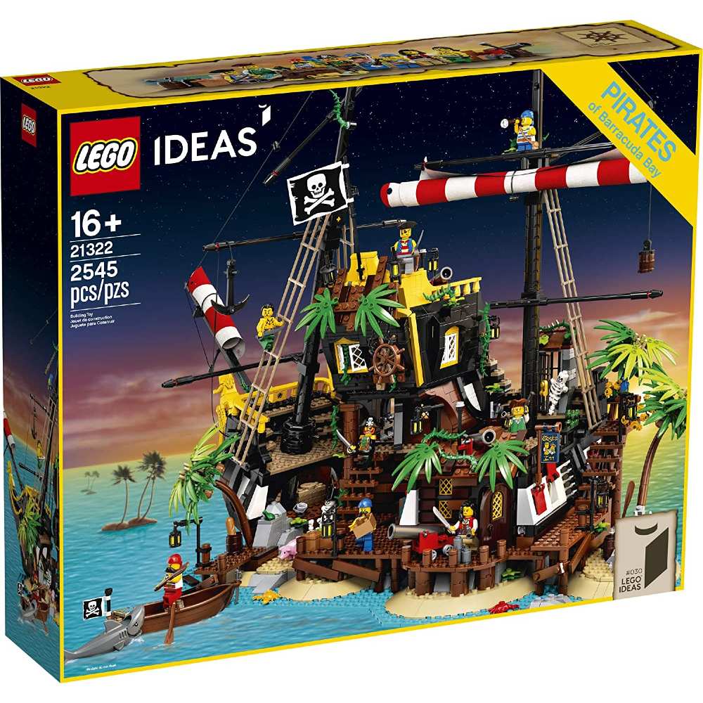 Конструктор LEGO Ideas Пираты из залива Барракуды 2545 деталей (21322)