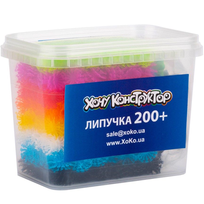 Конструктор ХОЧУКОНСТРУКТОР 200+ (ХК-200) Тип унікальні деталі