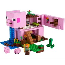 Конструктор LEGO Minecraft будинок-Свиня 490 деталей (21170)