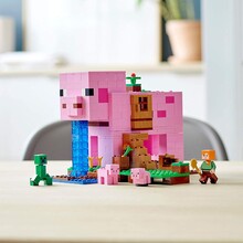 Конструктор LEGO Minecraft будинок-Свиня 490 деталей (21170)