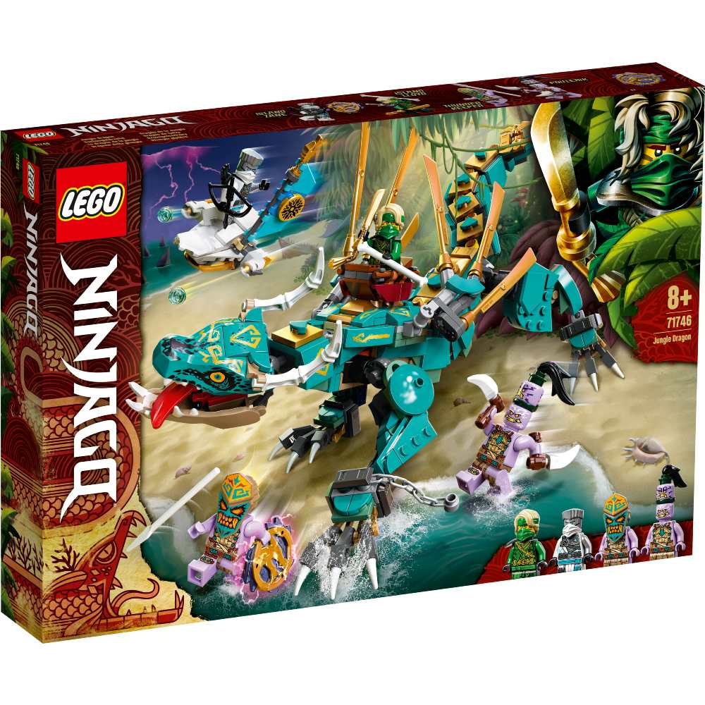 

Конструктор LEGO Ninjago Дракон из джунглей 506 деталей (71746), Конструктор Ninjago Дракон із джунглів