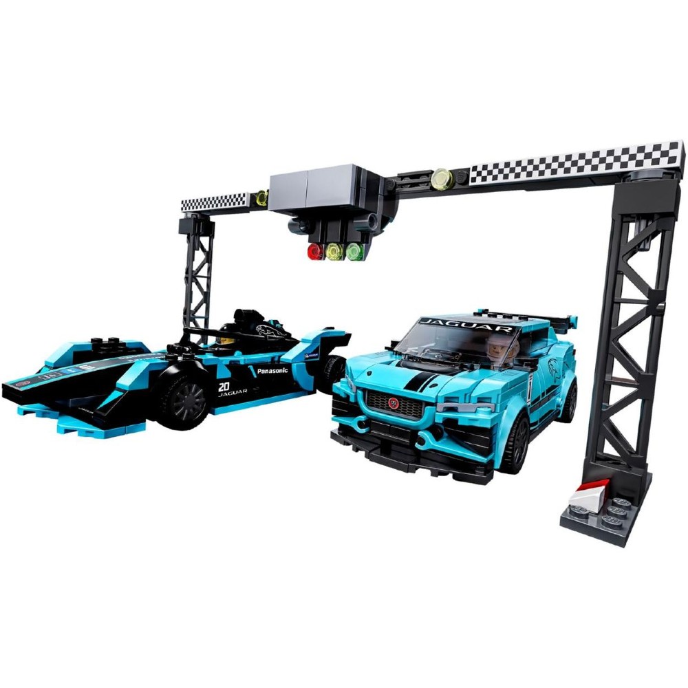 Конструктор LEGO Speed Champions Formula E Panasonic Jaguar GEN2 і I-PACE 565 деталей (76898) Тип класичний