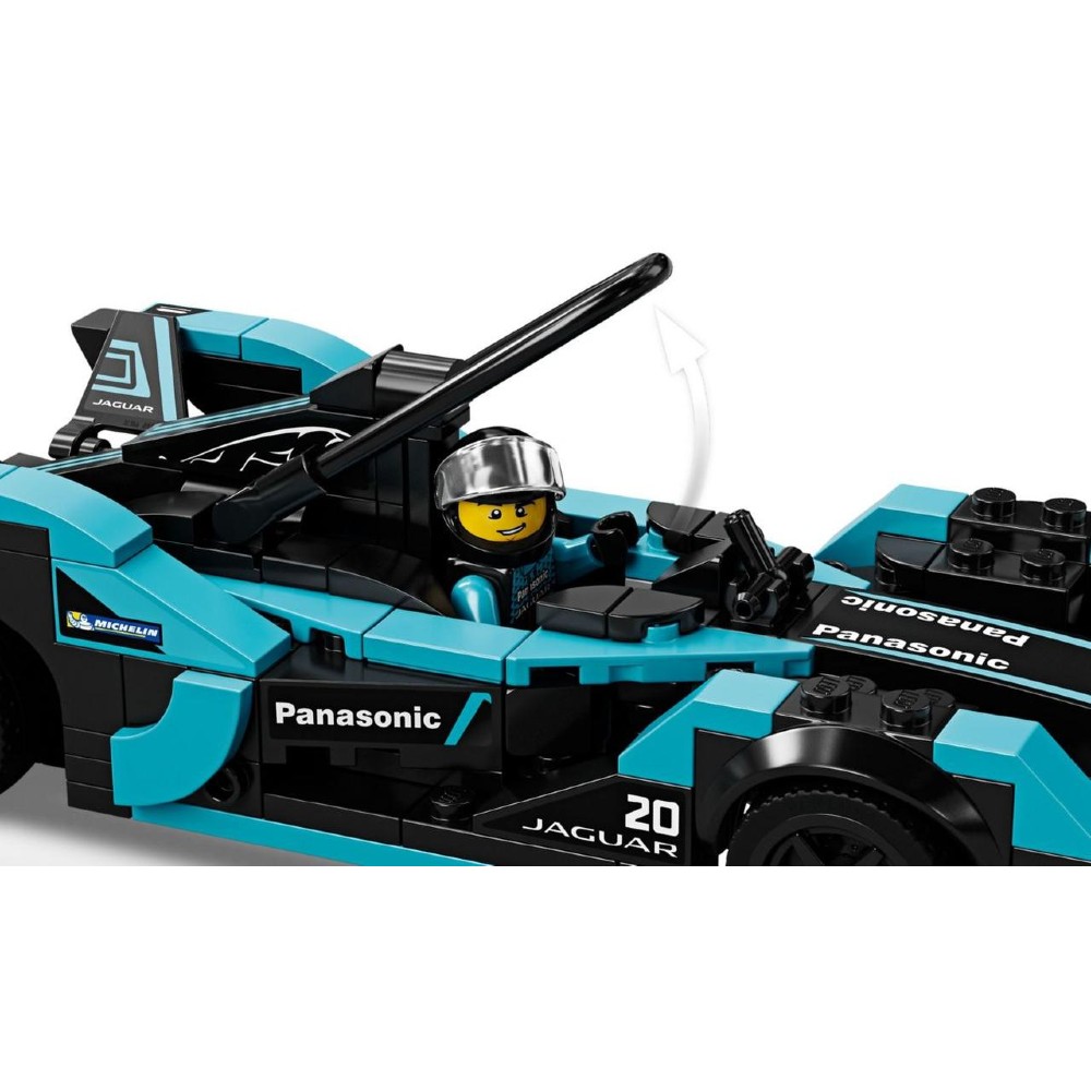 Конструктор LEGO Speed Champions Formula E Panasonic Jaguar GEN2 і I-PACE 565 деталей (76898) Тип транспорту гоночний автомобіль