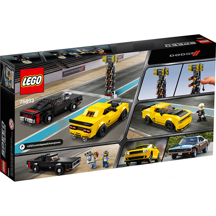 Конструктор LEGO Speed Champions Автомобілі 478 деталей (75893) Тематика транспорт