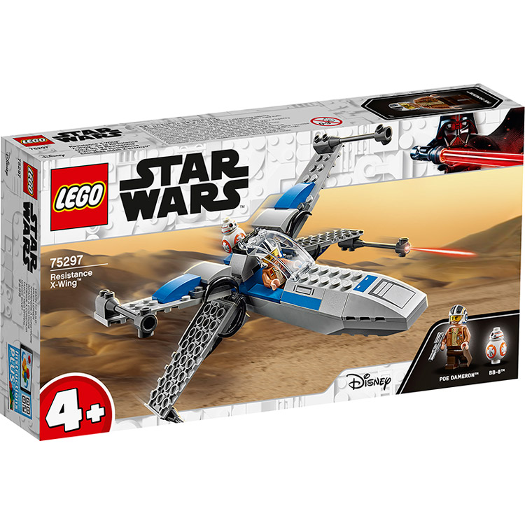 

Конструктор LEGO Star Wars Истребитель Сопротивления типа X 60 деталей (75297), Конструктор Star Wars Винищувач Опору типу X