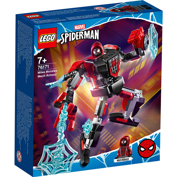 

Конструктор LEGO Super Heroes Робоброня Майлза Моралеза 125 деталей (76171), Конструктор Super Heroes Робоброня Майлза Моралеза