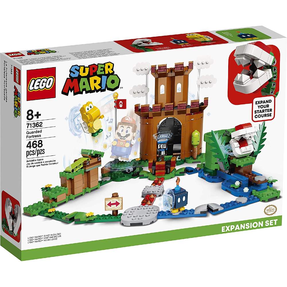 

Конструктор LEGO Super Mario Укрепленный замок Дополнительный уровень 468 деталей (71362), Конструктор Super Mario Фортеця під