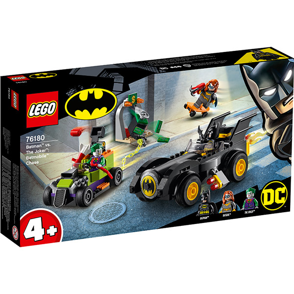 

Конструктор LEGO Super Heroes Бэтмен против Джокера: погоня на Бэтмобиле 136 деталей (76180), Конструктор Batman Бетмен проти