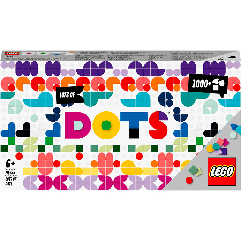 

Конструктор LEGO DOTS Большой набор тайлов 1040 деталей (41935), Конструктор DOTS Різноманіття DOTS 41935