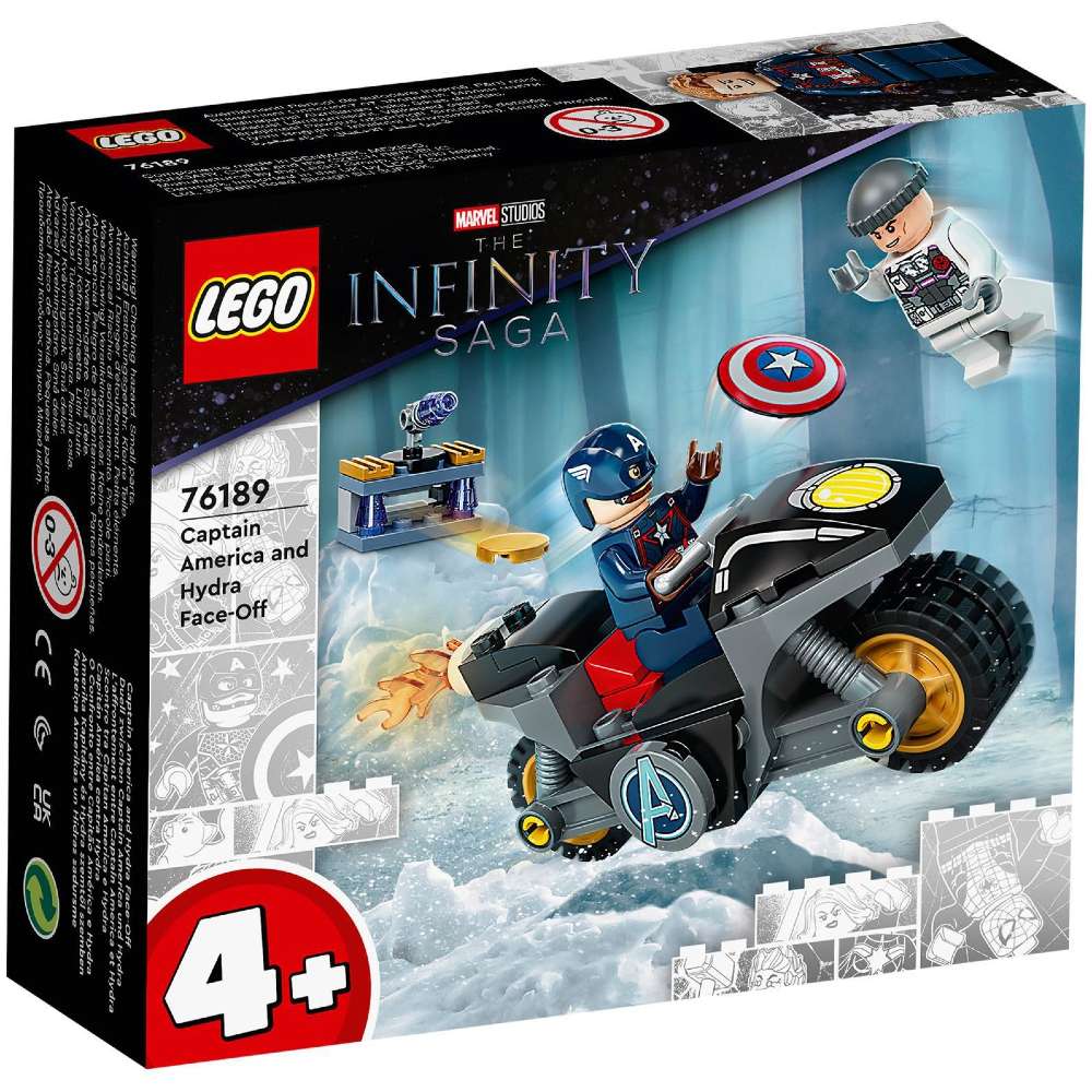 

Конструктор LEGO Super Heroes Битва Капитана Америка с Гидрой 49 деталей (76189), Конструктор Super Heroes Сутичка Капітана